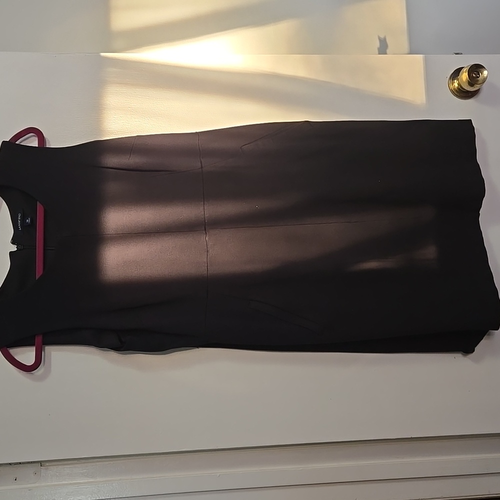 Lands' End Black Dress Size 14